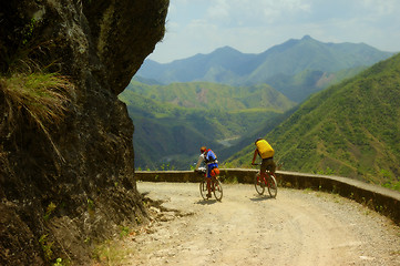 Image showing Mountain Bikers