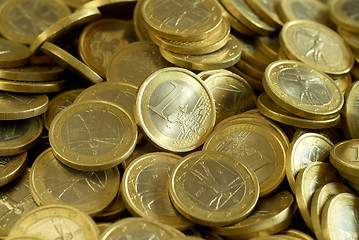 Image showing euro coins