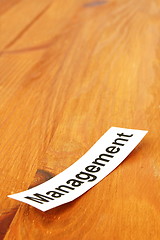 Image showing management concept