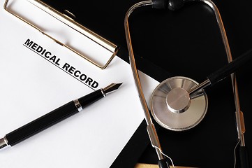 Image showing medical record