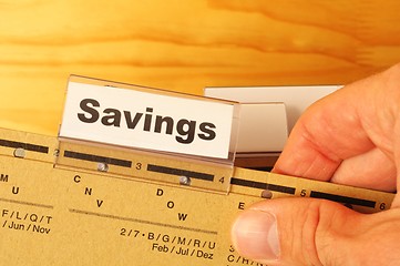 Image showing savings