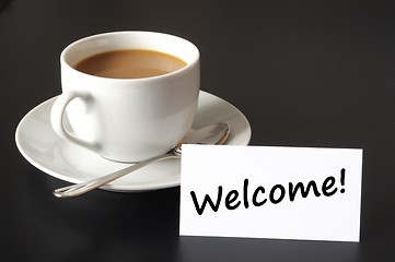 Image showing welcome