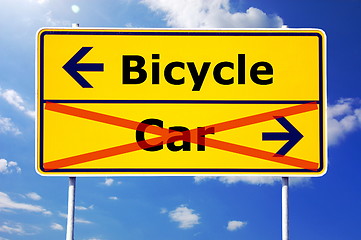 Image showing car or bicycle
