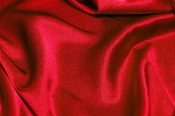 Image showing red satin background