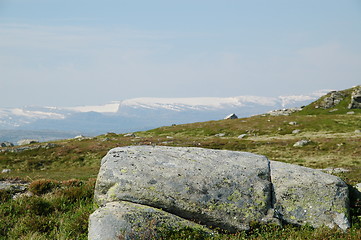 Image showing Stone and glacier