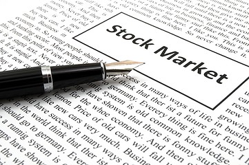 Image showing stock market