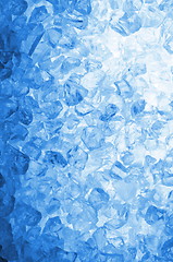 Image showing abstract blie ice background