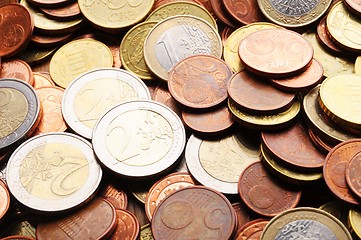 Image showing euro money coins