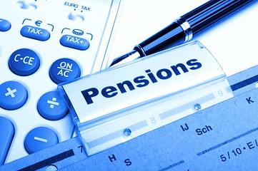 Image showing pensions