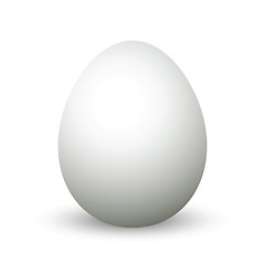 Image showing white egg