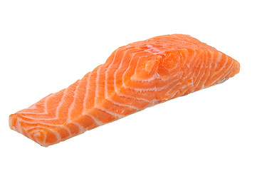 Image showing piece of salmon fillet