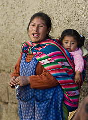 Image showing Peruvian mother