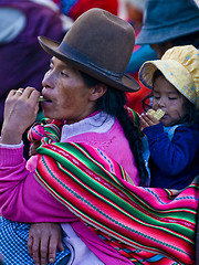 Image showing Peruvian mother