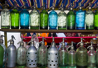 Image showing Seltzer bottles