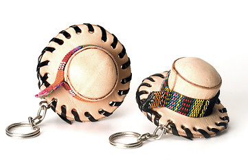 Image showing souvenir key chains from Nicaragua