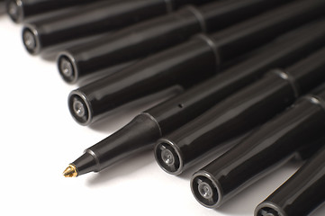 Image showing black pens