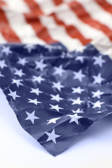 Image showing American flag detail