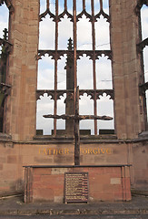 Image showing Coventry Cathedral ruins