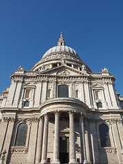 Image showing St Paul Cathedral, London