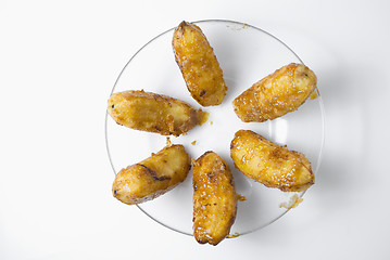 Image showing Fried Bananas