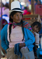 Image showing Peruvian mother