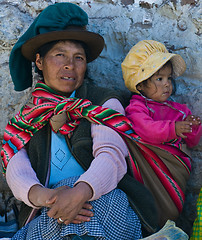 Image showing Peruvian mother