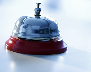 Image showing Close up photo of a bell 