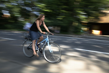 Image showing Speedy girl