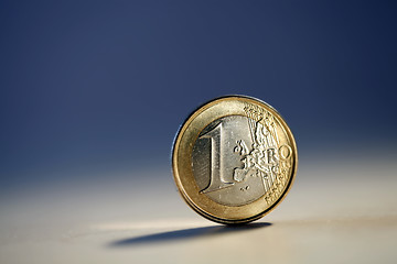 Image showing One euro coin 