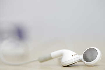 Image showing Modern earphones