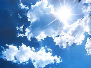Image showing clouds sky as background