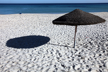 Image showing Beach on a sunny day, Sousse, Tunisia