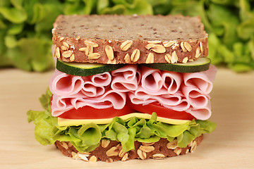 Image showing Ham Sandwich