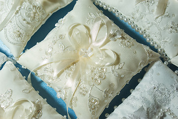 Image showing wedding pillow