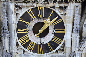 Image showing Clock on Zagreb cathedral