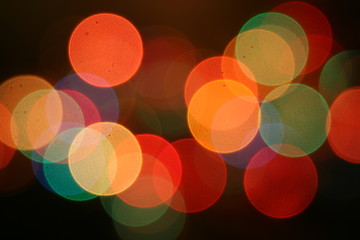 Image showing background  Christmas bokeh lighteffects       