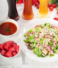 Image showing fresh caesar salad