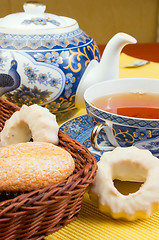 Image showing Tea and cake