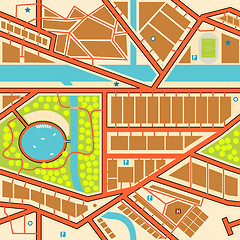 Image showing Seamless city map