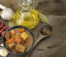 Image showing Beef Soup With Vegetables