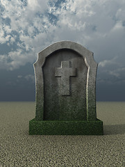 Image showing tombstone