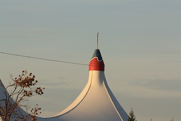 Image showing Tip of the tent
