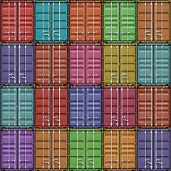 Image showing Freight Containers
