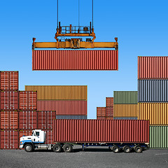 Image showing Freight Containers