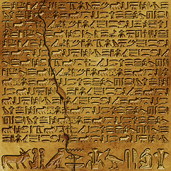 Image showing Hieroglyphics