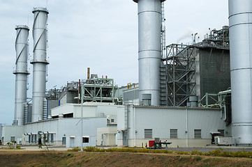 Image showing Power Plant Chimney