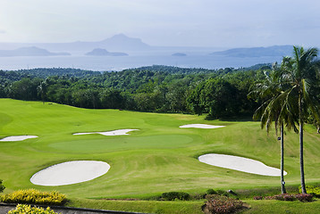 Image showing Golf Greens