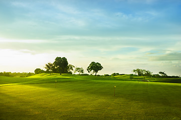 Image showing Golf Greens