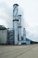 Image showing Power Plant Chimney