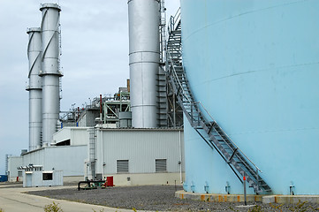 Image showing Power Plant Chimney